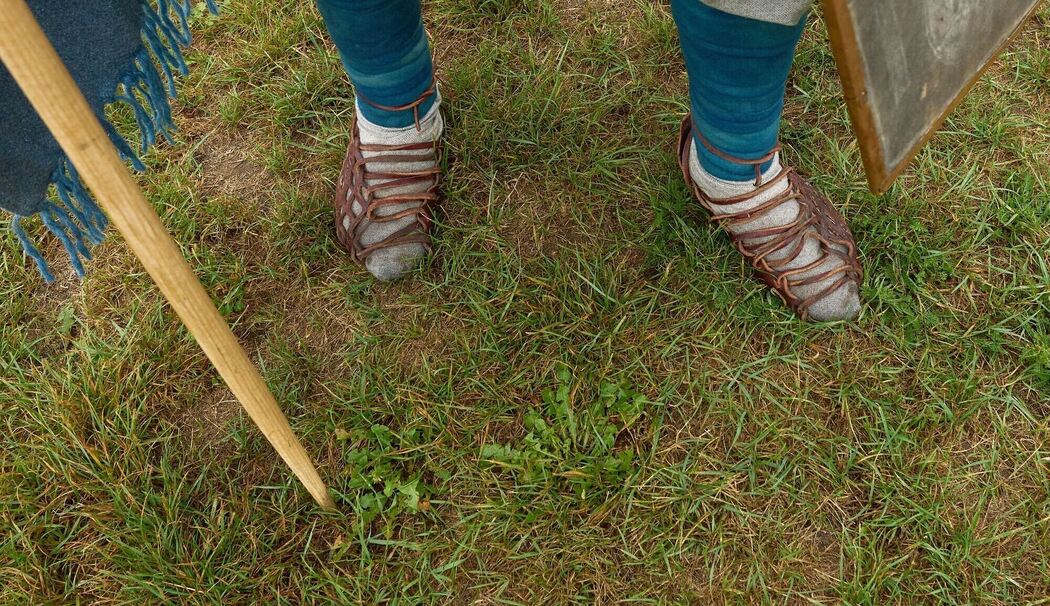 Als germanischer Krieger am Limes Wanderweg