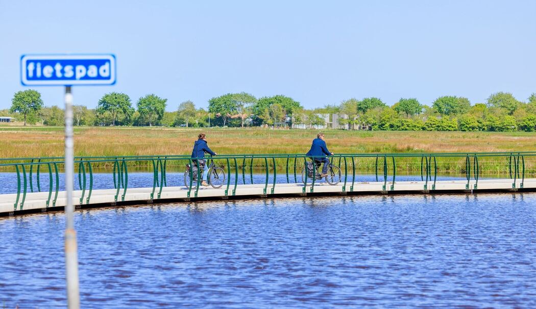 Fahrradbrücke auf Texel