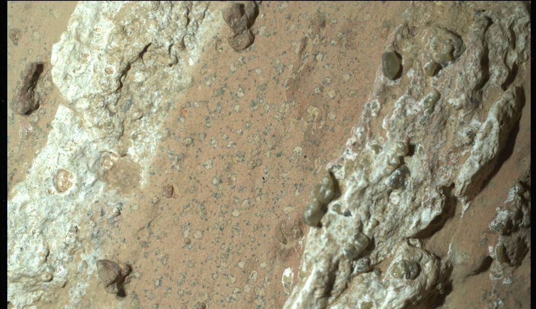 Mars-Stein könnte Zeichen von früherem Leben zeigen