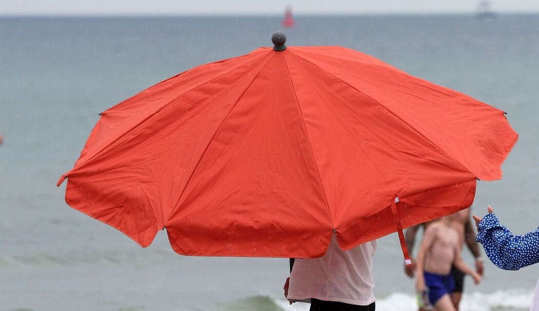 Regenwetter an der Ostsee