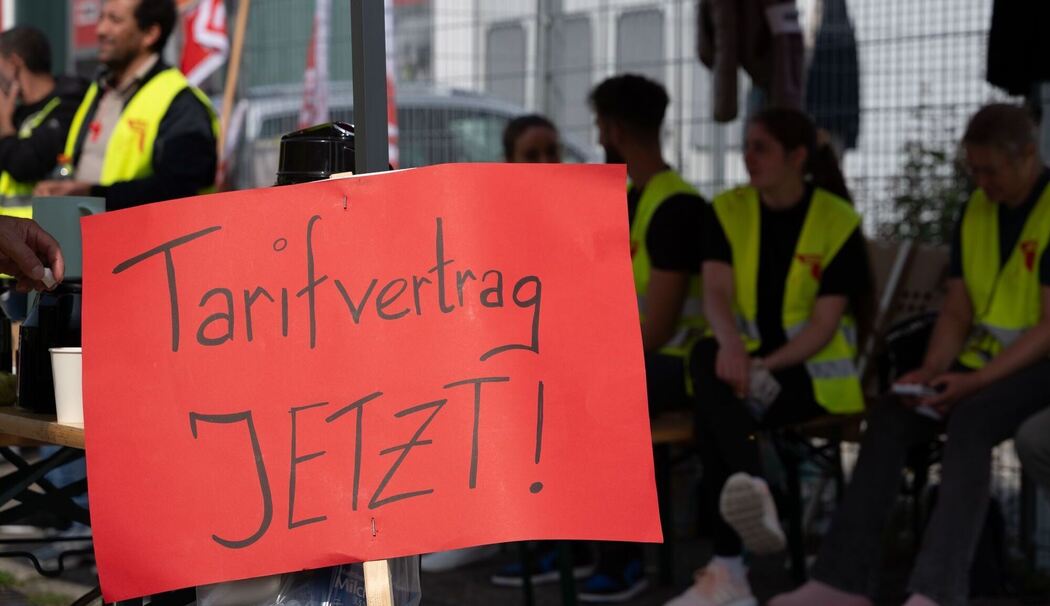 Forderung nach Tarifvertrag