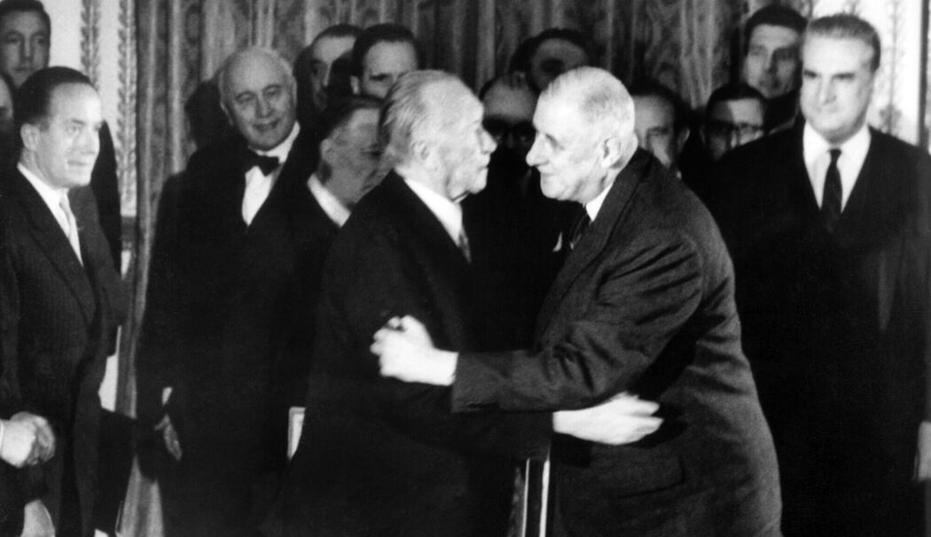 Konrad Adenauer und Charles de Gaulle