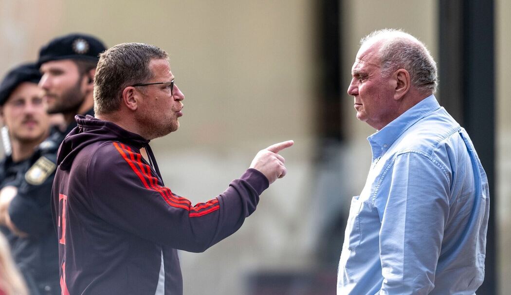 Max Eberl (l) und Uli Hoeneß
