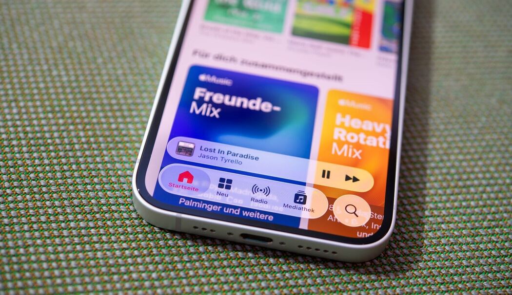 iOS 26 auf einem iPhone