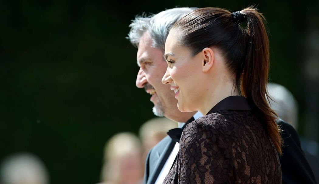 Gloria Sophie Burkandt und Markus Söder