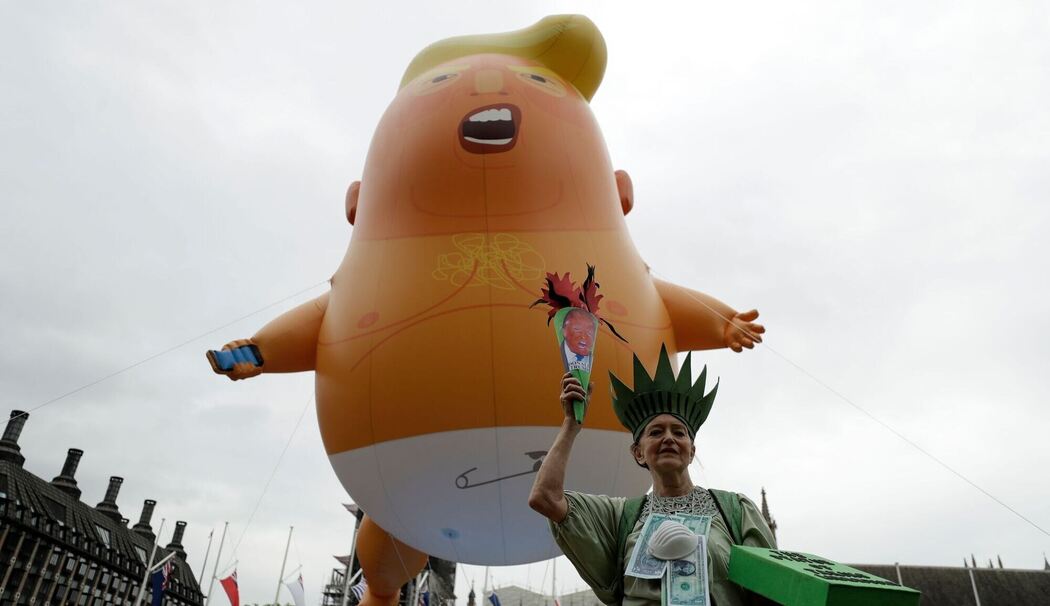 Demonstration gegen Trump