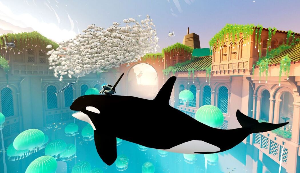 Screenshot vom Spiel «Sword of the Sea»