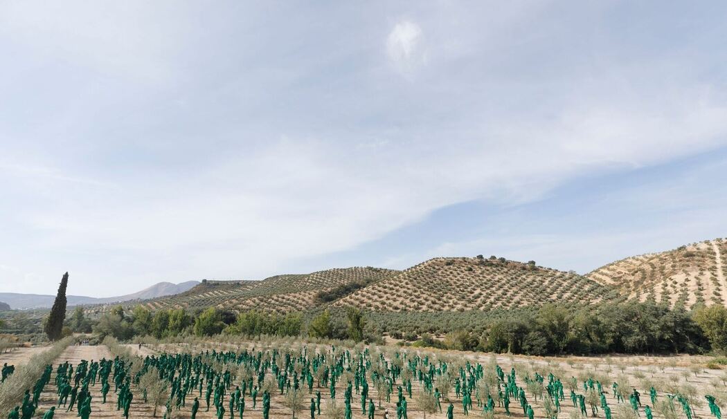 Spencer Tunick mit Kunstinstallation in Andalusien