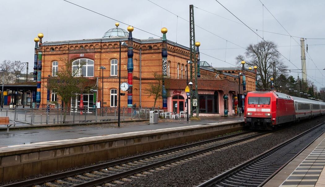 Hundertwasser-Bahnhof in Uelzen