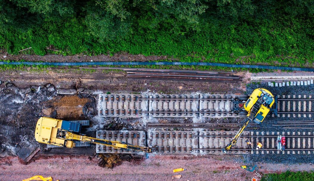 Gleiserneuerung bei Bahn-Generalsanierung Berlin-Hamburg