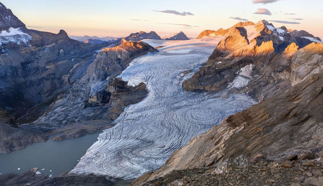 Gletscher Claridenfirn