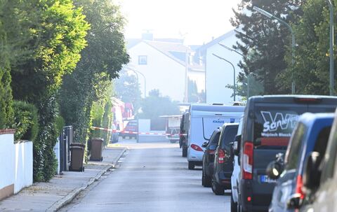 Brand in München - Großeinsatz von Polizei und Feuerwehr