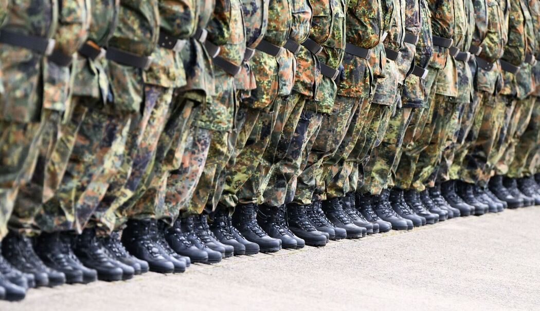 Soldaten beim Appell