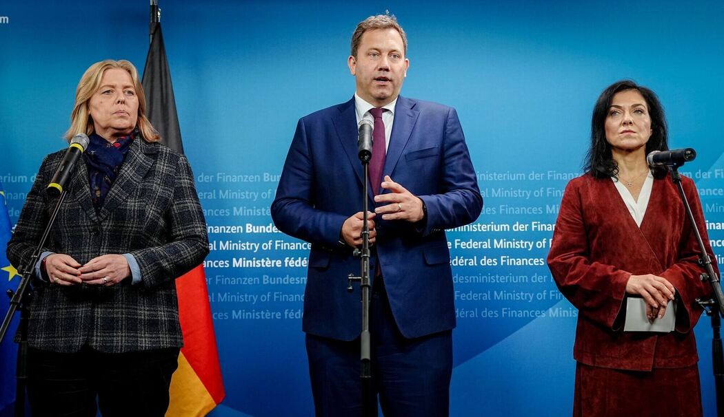 Stahl-Gespräch Finanzminister Klingbeil