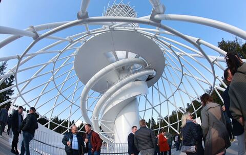 Aussichtsturm der «HEX Erlebniswelt»