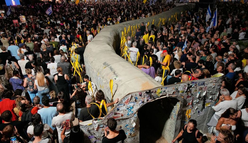 Nahostkonflikt - Demonstration in Tel Aviv