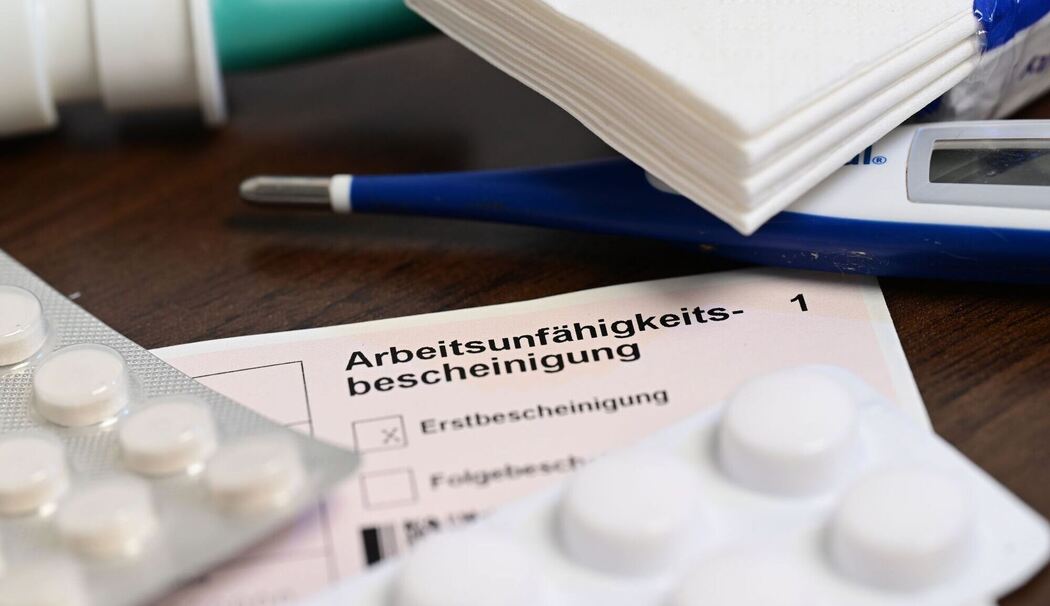Arbeitsunfähigkeitsbescheinigung und Medikamente
