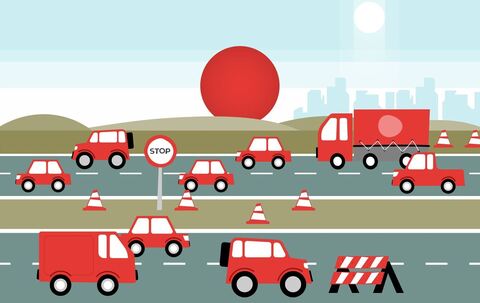 Stauprognose - Hohe Auslastung