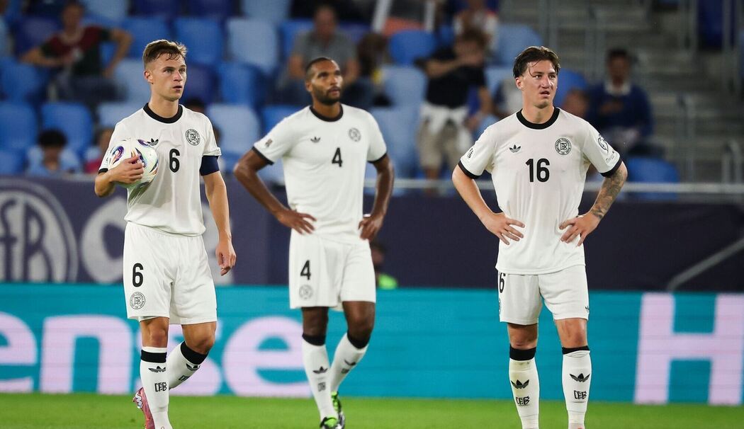 Das deutsche Nationalteam um Joshua Kimmich
