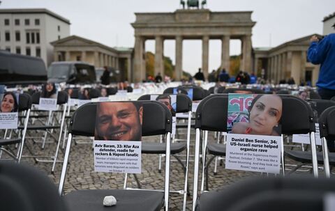 Zweiter Jahrestag Hamas-Angriff - Berlin