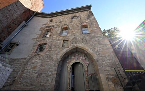 Innenhof der Alten Synagoge in Erfurt
