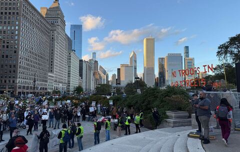 Demonstration in Chicago