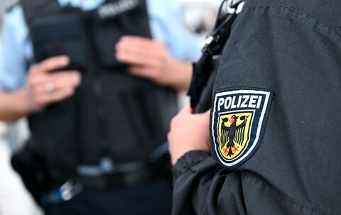 Bundespolizei am Bahnhof