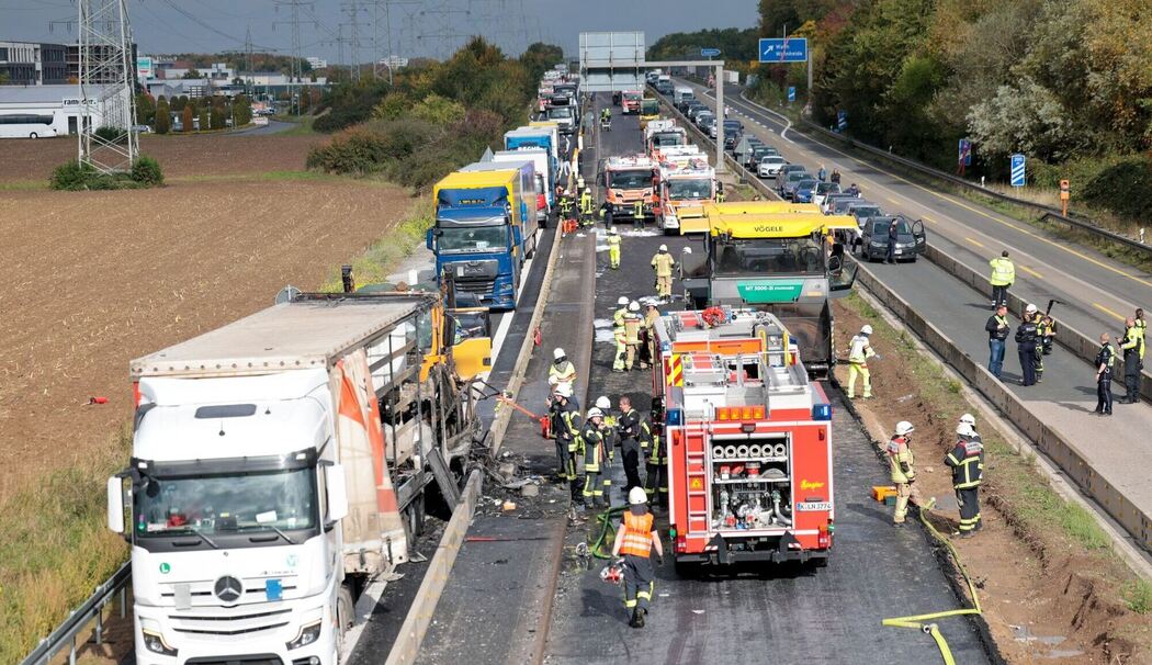 Toter bei Unfall auf A59
