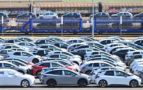 Elektroautos verschiedener VW-Konzernmarken