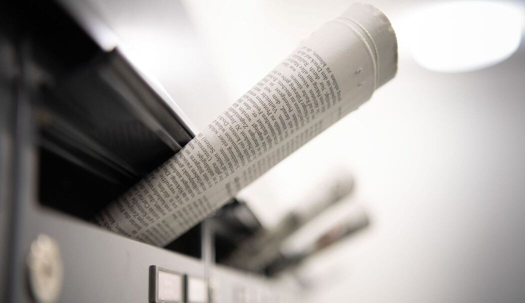 Zeitungszustellung