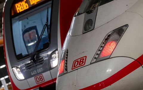 Züge im Münchner Hauptbahnhof