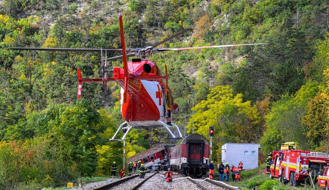 Zugkollision in der Slowakei