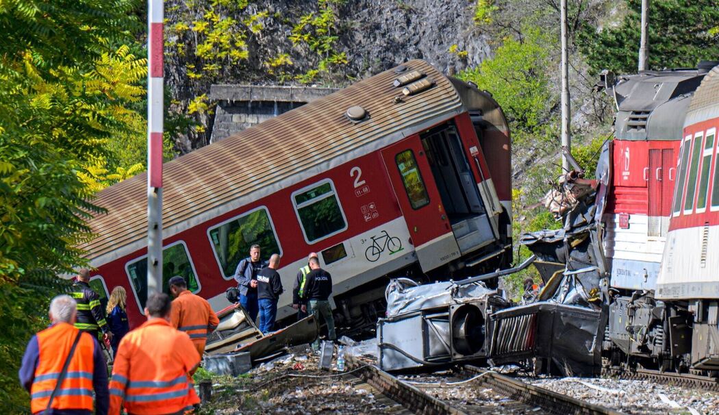 Zugkollision in der Slowakei