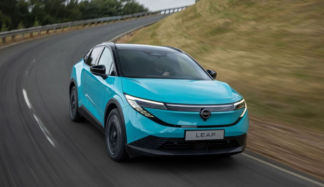 Fahransicht neuer Nissan LEAF