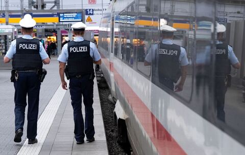 Bundespolizei am Münchner Hauptbahnhof