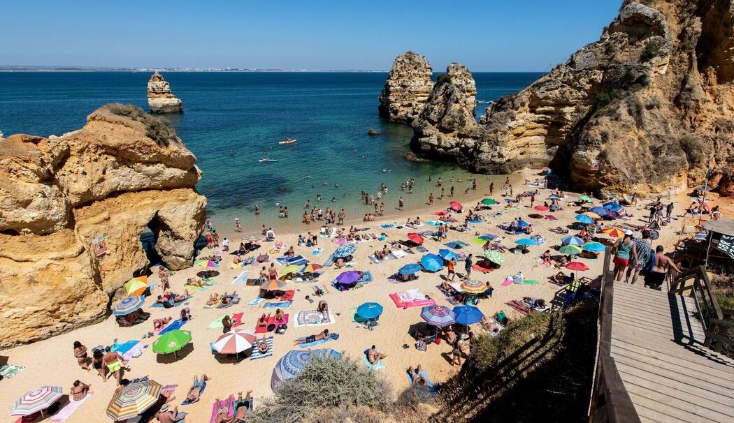 Strandleben an der Algarve