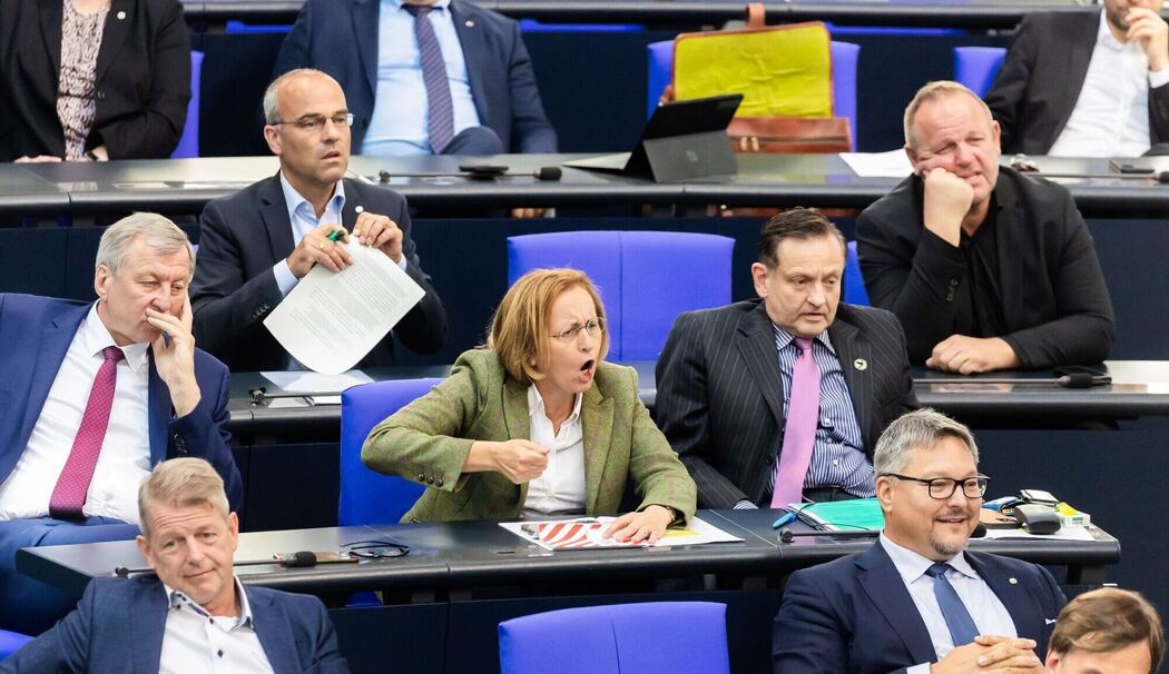 Zwischenruf der AfD-Abgeordneten Beatrix von Storch Zwischenruf der AfD-Abgeordneten Beatrix von Storch