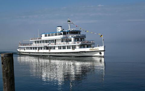 Weiße Flotte auf dem Bodensee