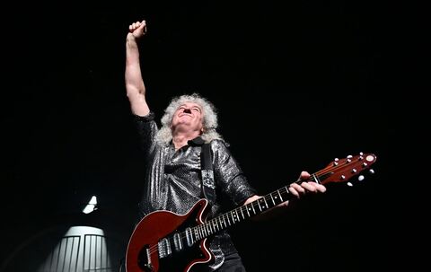 Queen Gitarrist Brian May bei Musical &quot;We will rock you&quot;