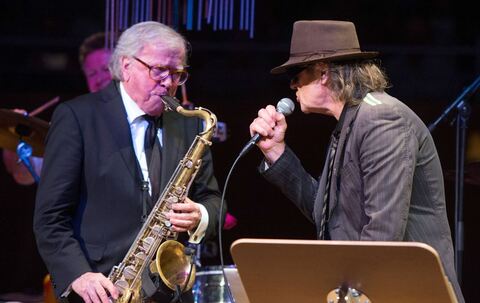 Klaus Doldinger mit Udo Lindenberg