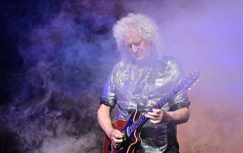 Queen Gitarrist Brian May bei Musical &quot;We will rock you&quot;