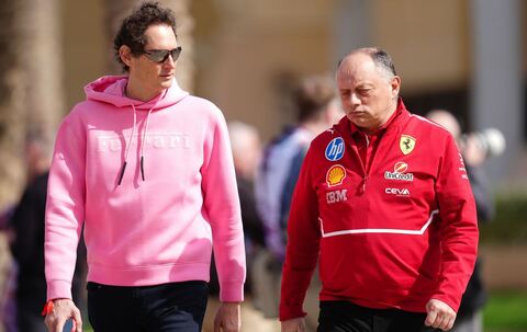 John Elkann und Fred Vasseur