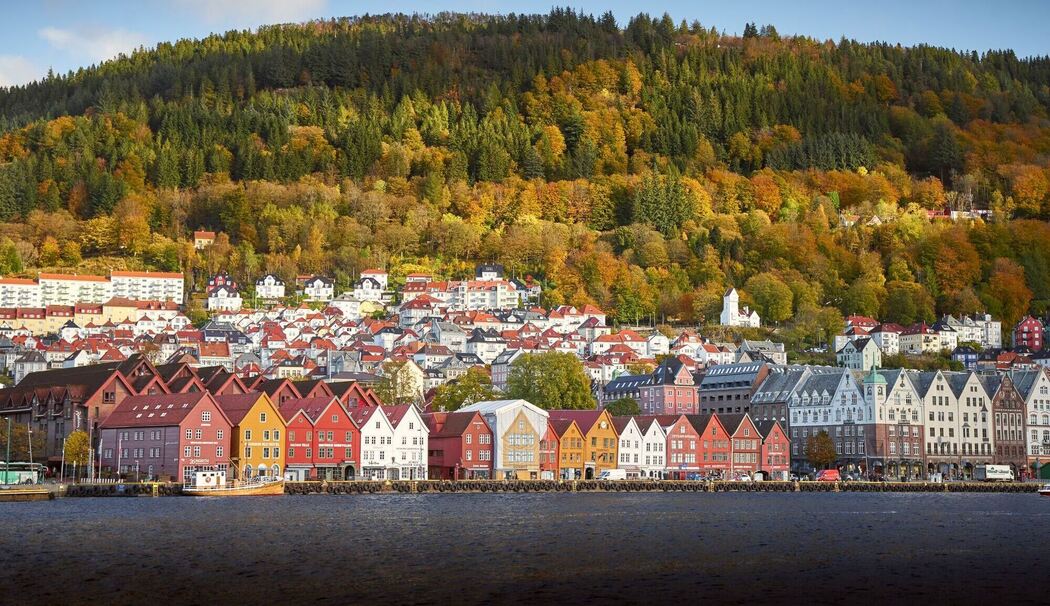 Stadtteil Bryggen in Bergen Stadtteil Bryggen in Bergen