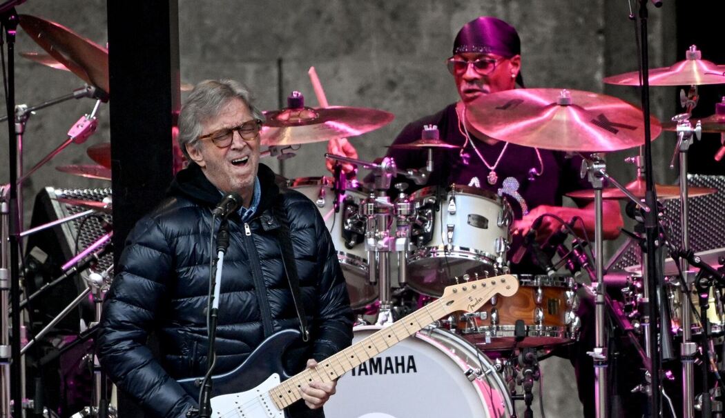 Eric Clapton tritt auf