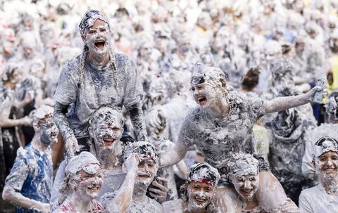 Schaumschlacht in Schottland