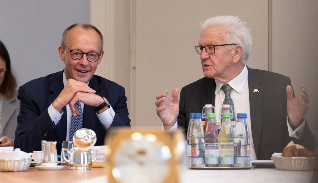 Bundeskanzler Merz - Antrittsbesuch in Baden-Württemberg