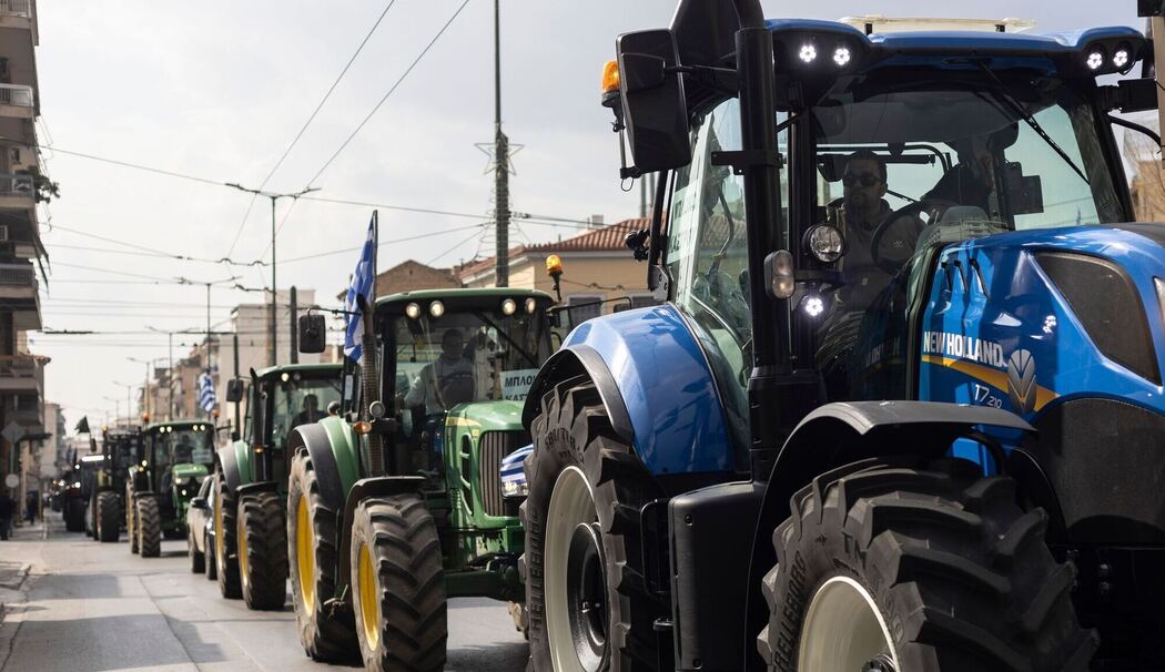 Landwirte bei einer Demonstration in Athen Landwirte bei einer Demonstration in Athen