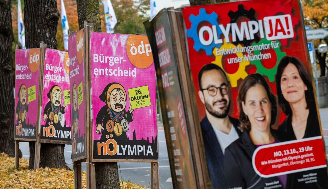 Plakate zur Olympia Bewerbung Münchens