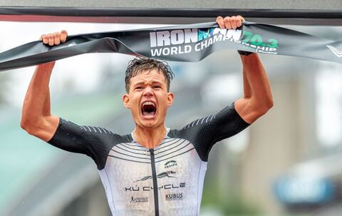 Rico Bogen beim WM-Triumph 2023