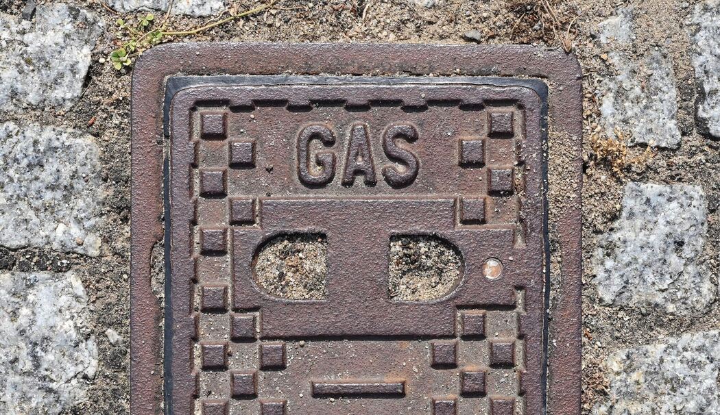 Gas-Metallplatte
